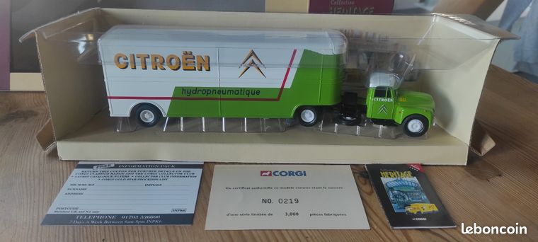 Citroën Type 55 et remorque Corgi - Collection