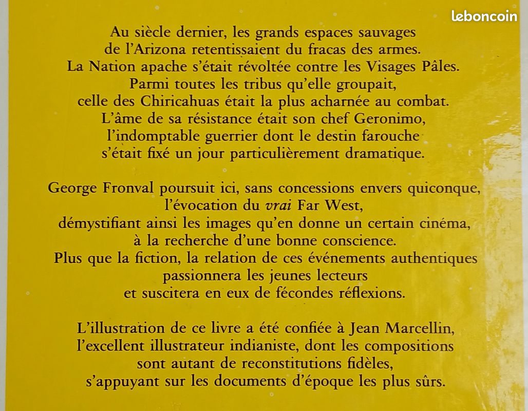 Géronimo l’apache indomptable, Georges Fronval, illustration Marcellin, Fernand Nathan 1977 (image 4)