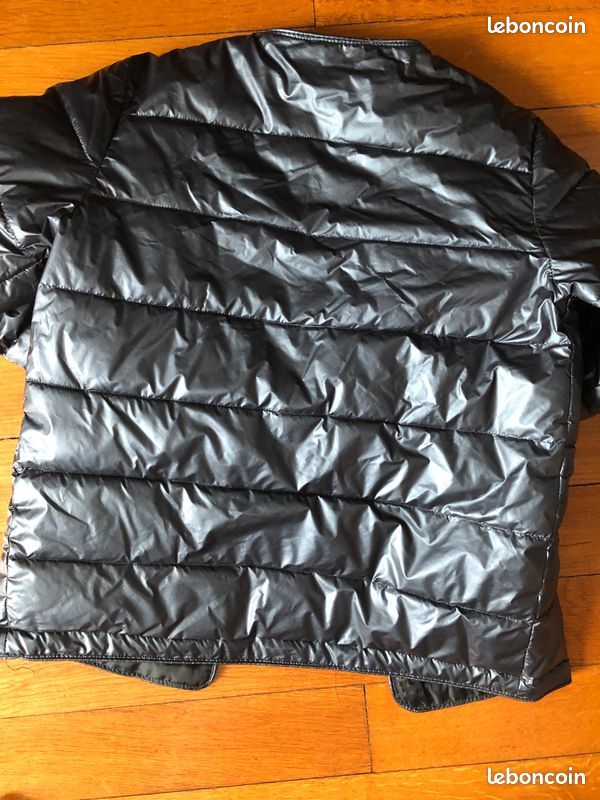 Veste doudoune marine col rond à pression très bon état Monoprix 10 ans (image 2)