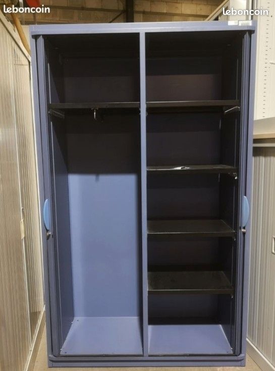 Armoire métallique 198x120x45 cm (image 3)