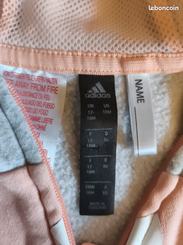 Survêtement veste enfant 18 Mois (image 3)