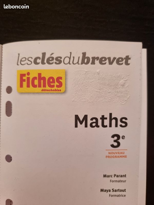 Fiches de brevet 3eme MATHS (image 4)