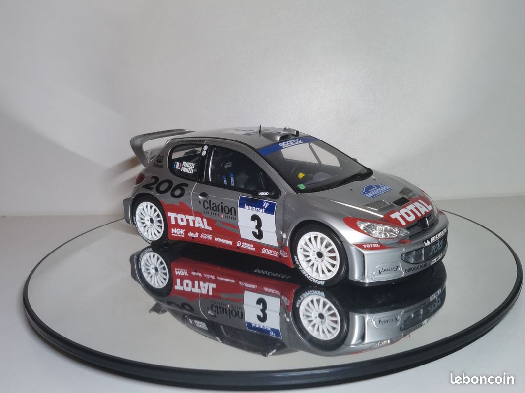 Solido 1/18 Peugeot 206 WRC TDC 2002 – Panizzi – Ref.202 991.05 – Neuf