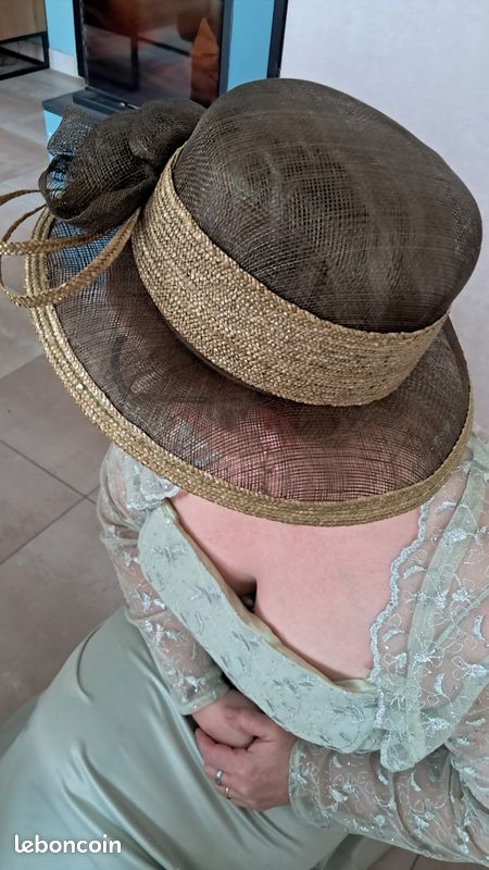 Chapeau de cérémonie dégradé de vert (image 5)