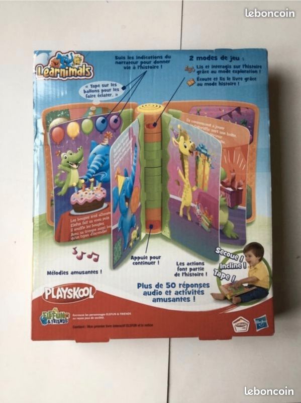 Jouet bébé, Jeu livre interactif Elefun Playskool neuf (image 2)