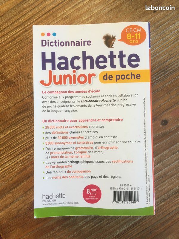 Dictionnaire Hachette junior (image 1)