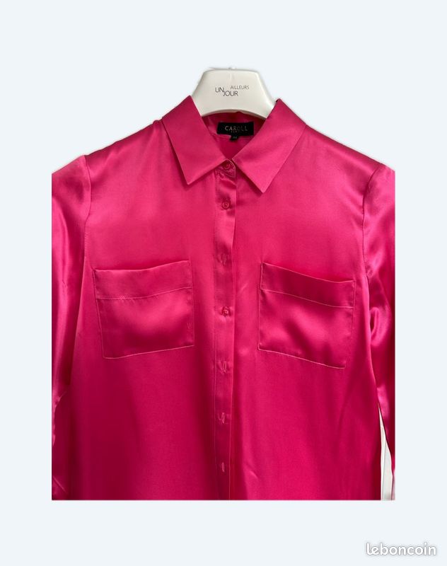 Chemisier Caroll Taille 42 - Multicolore En Coton - Occasion Très Bon état - Ref 60cf