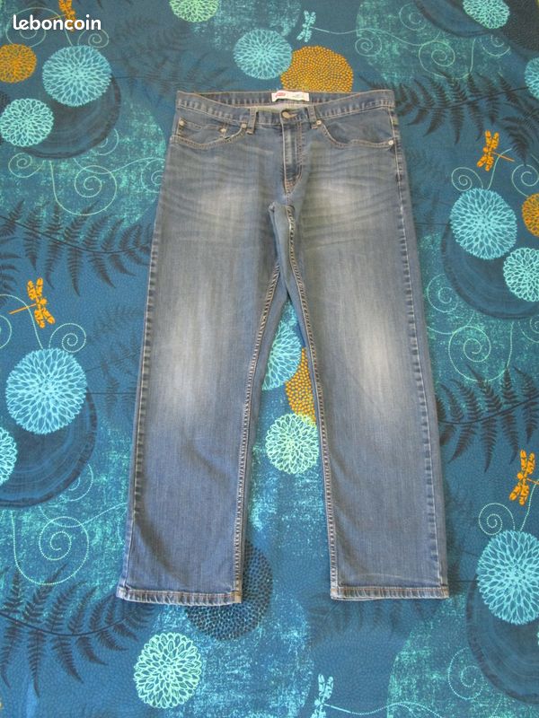 Mango - Jean coupe droite décontractée - Bleu foncé | ASOS
