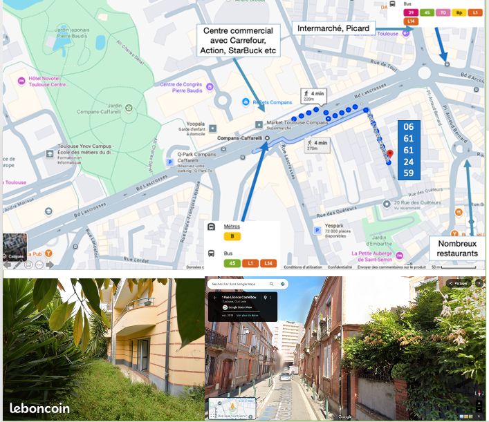 Appartement 3 pièces 74 m² · à Toulouse · 74 m² · 1 590 €