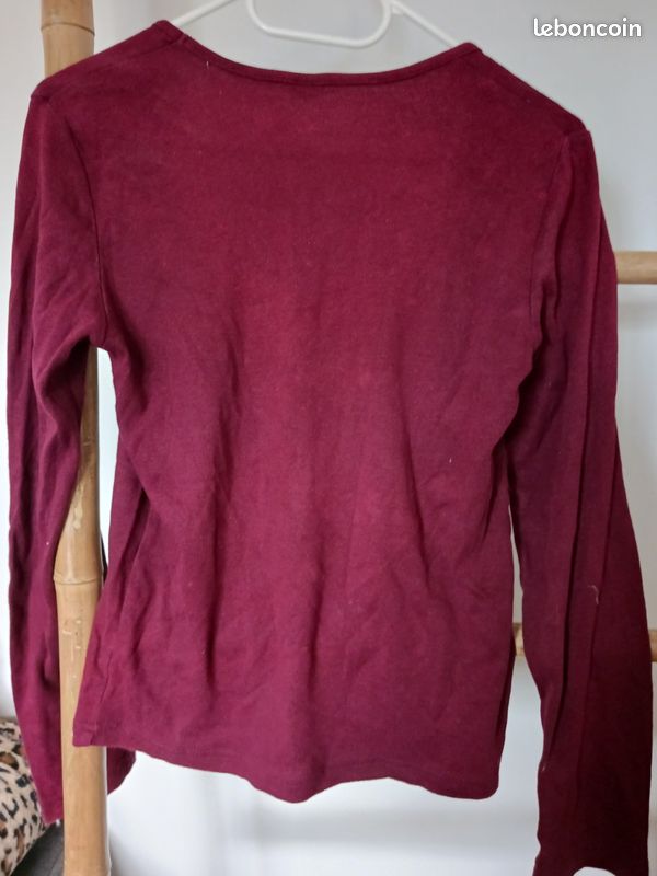 Top couleur prune (image 3)