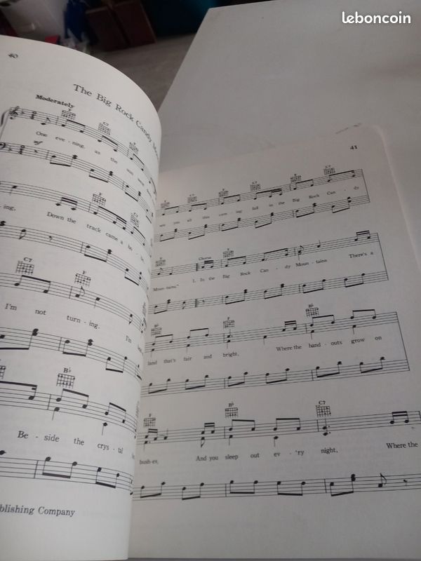 Rare Recueil Partitions Vintage "Folk Song Sing Along" (1962) - Tbe (image 10)