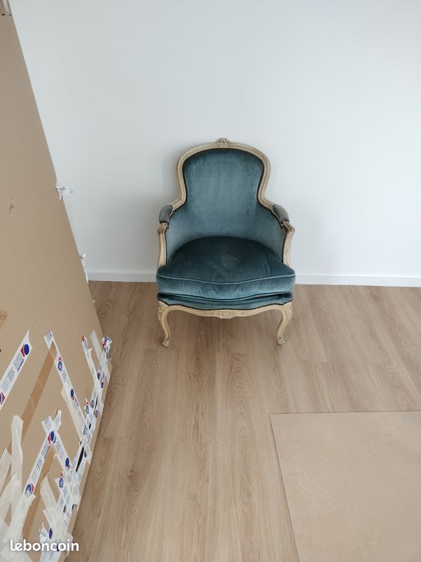 Canape + 2 fauteuil louis philippe (image 2)