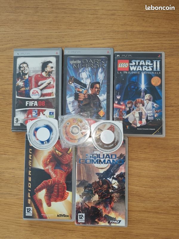 3 jeux psp + 5 boîte vide - Jeux vidéo