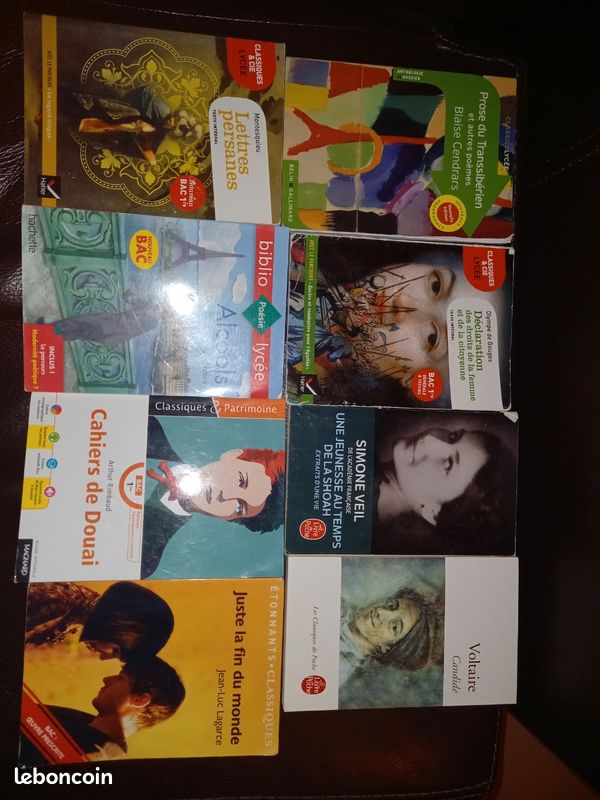 Livres classiques lycée divers (image 1)
