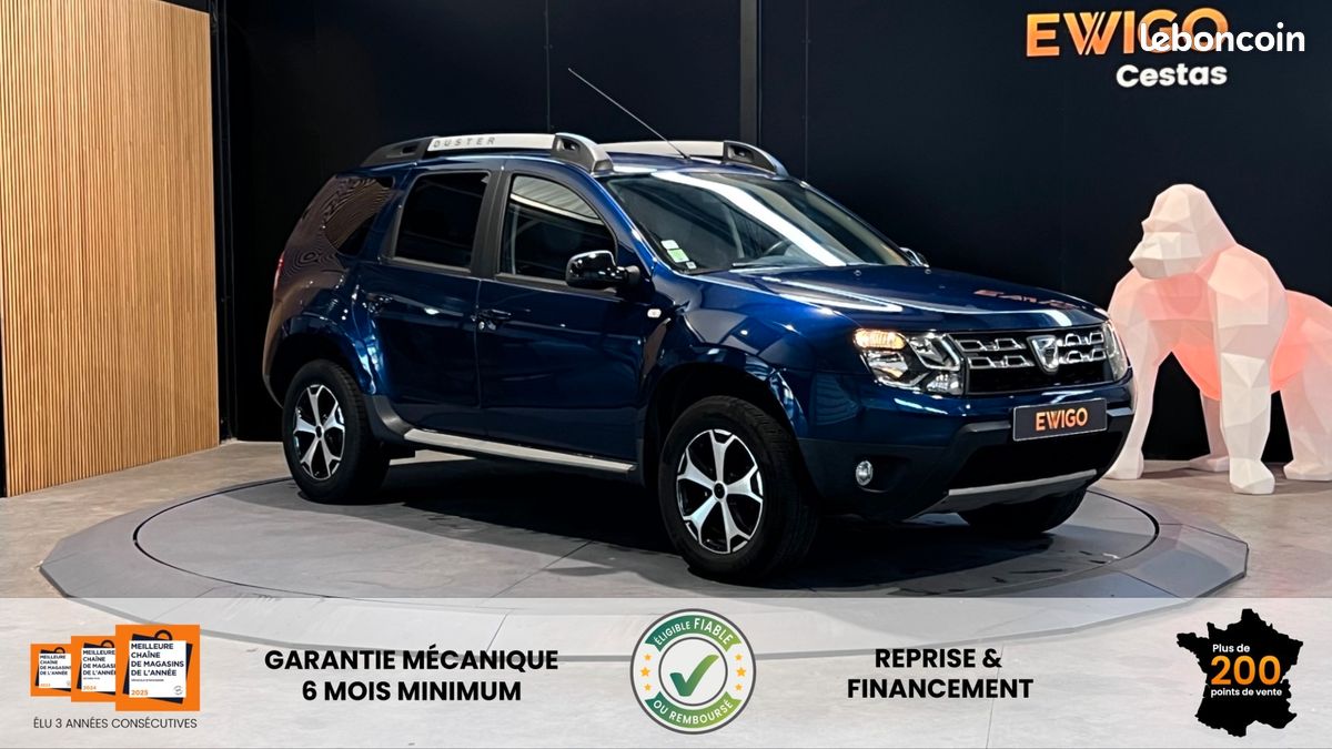 Dacia duster explorer 1.5 dci 110 4x2 edc bva bleu cosmos - attelage - suivi d'entretien (image 1)