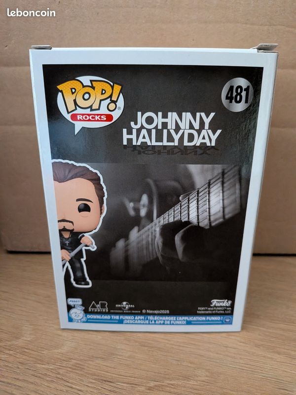 Funko Pop 481 Johnny Hallyday Pop Rocks (image 3)