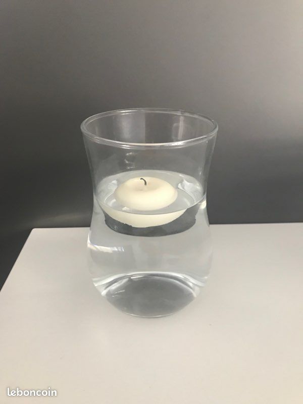 Bougeoir en verre (image 2)