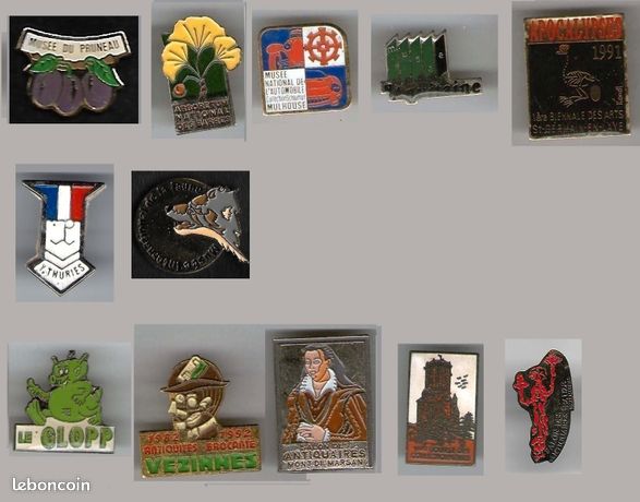 F2) PIN'S VINTAGE épinglette Collector office tourisme du pays d