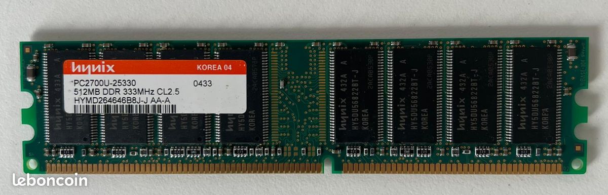 Lot de Mémoire Vive RAM pour ordinateur DDR3/DDR4 et serveur ECC (image 8)