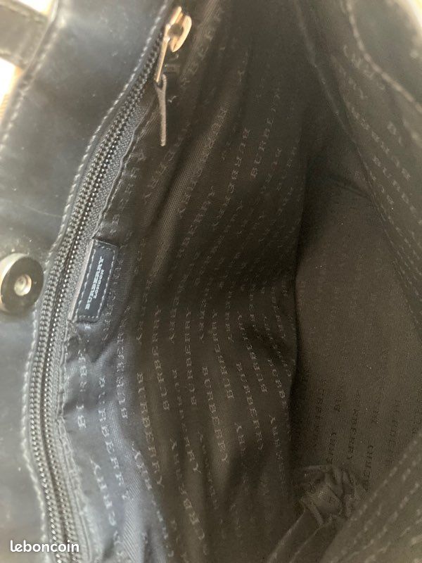Sac toile enduite tartan Burberry (image 6)