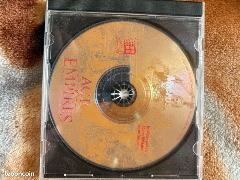 Jeu vidéo vintage PC Âge of Empire (image 1)