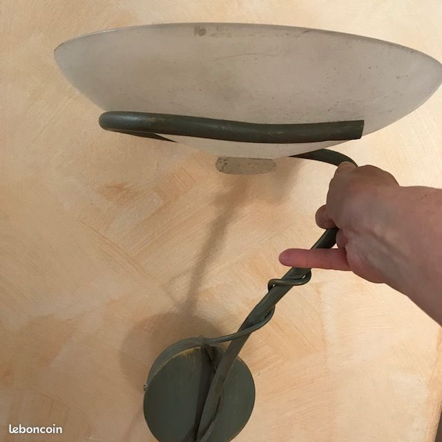 Applique fer forgé et verre (image 2)