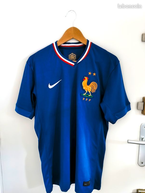 Maillot Domicile XV de France FFR ADIDAS 2024/2025 Performance Bleu taille S en vente sur Rugby Shop