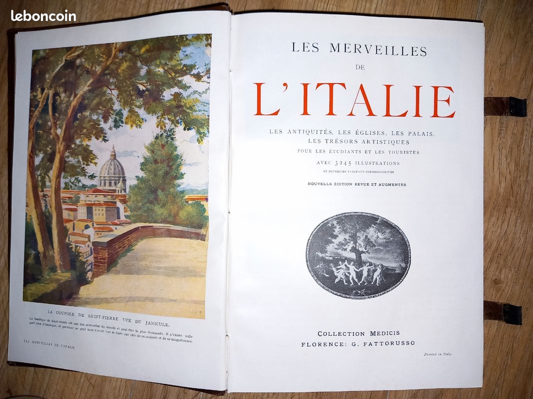Livre Les Merveilles de l'Italie- 1936 (image 3)