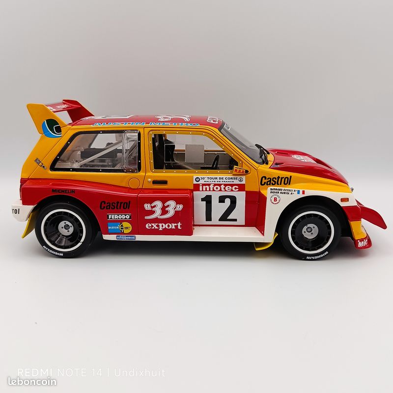 Miniature CULT MG Metro Turbo 1986 - 1/18 Résine (neuve, Emballage D'origine)