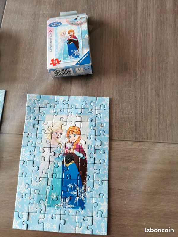 Lot 3 mini puzzle reine des neiges (image 4)
