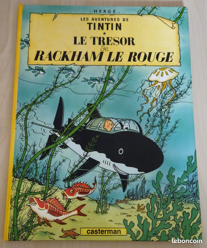 Les Aventures De Tintin - Le Trésor De Rackham Le Rouge - Edition Années 80 (image 1)