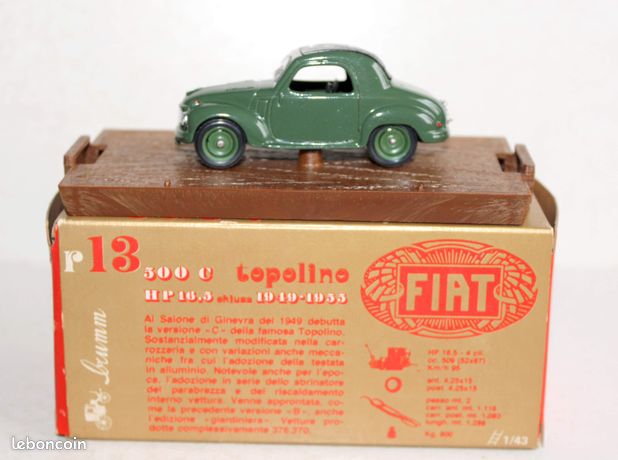 Brumm 1/43 - Fiat 1100 Gazogène 1945 - Série Limitée Viva Italia - 500 Ex - N°168