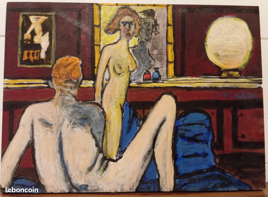 Acrylique sur panneau bois (image 1)