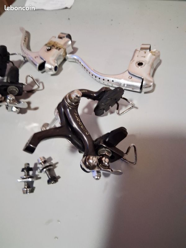 Freins Shimano Dura Ace Center Pull – Jeu Avant/arrière, NOS Années 70, Argent