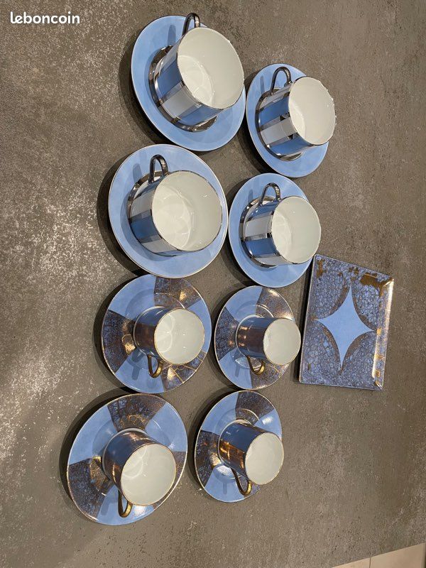 Service à café/thé porcelaine de limoges (image 1)