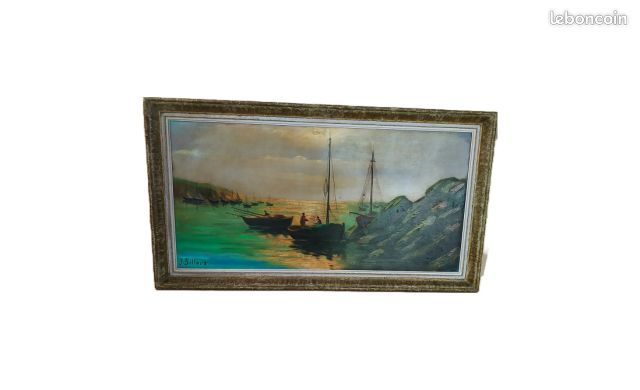 Huile sur toile signée J.Billoux (image 1)