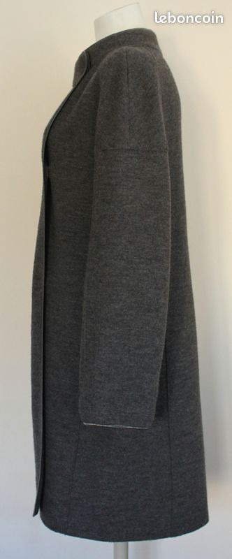 Tf14 Manteau gris CLAUDE MONTANA T.42 (image 5)