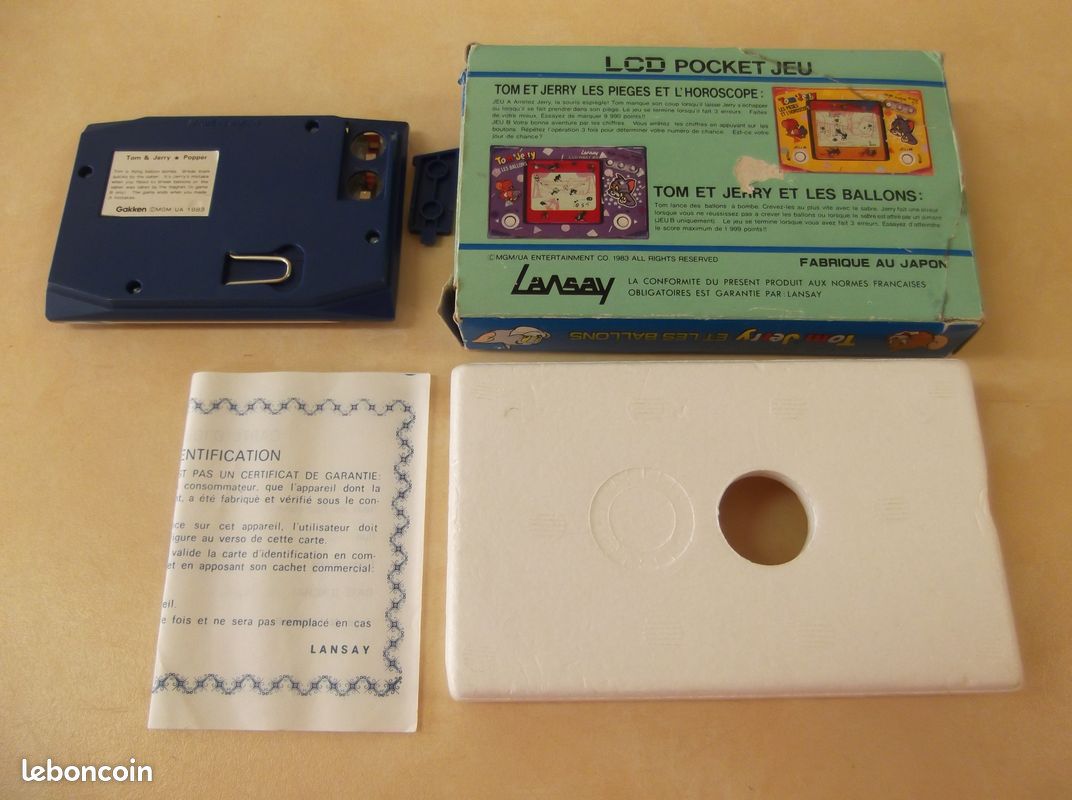 Jeu LCD Pocket Vintage LANSAY TOM & JERRY Les Ballons