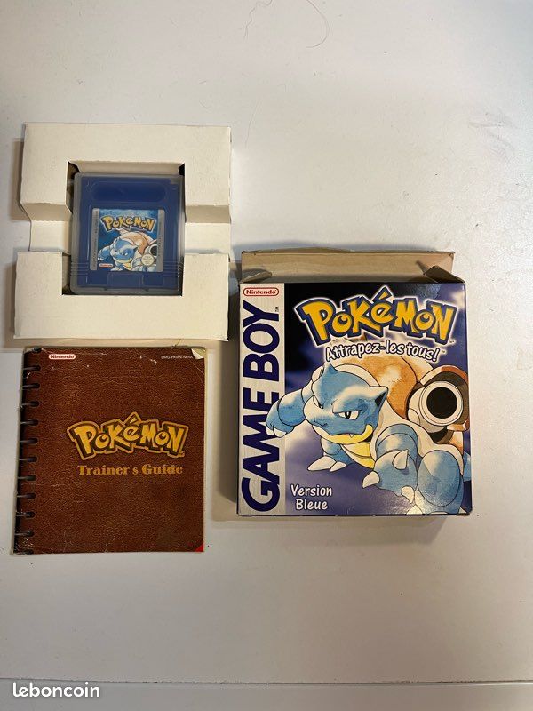 Pokémon Version Bleue Sur Game Boy - Cartouche Authentique Sans Boîte Ni Notice