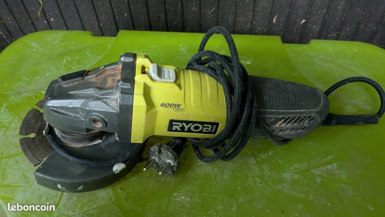 Meuleuse Ryobi rag800-125 Bricolage
