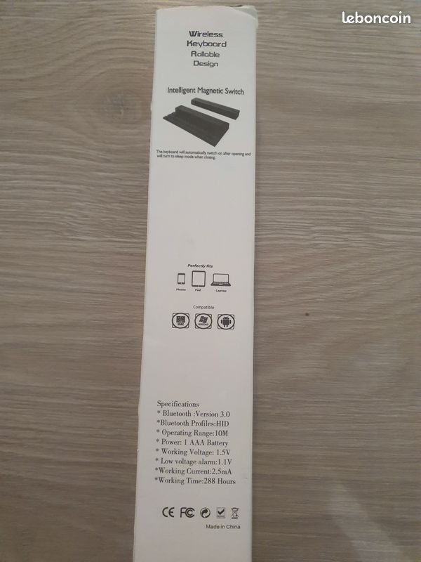 Clavier sans fil bluetooth pour pc tablette smathphone android neuf android (image 8)