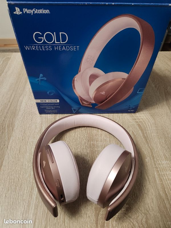 Headset Review Mic Playstation Gold Wireless Headphones Gold