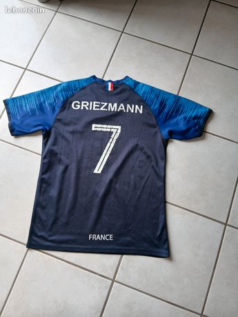 Maillot Nike Atletico Madrid Domicile 2016-17 #7 Griezmann – Taille S