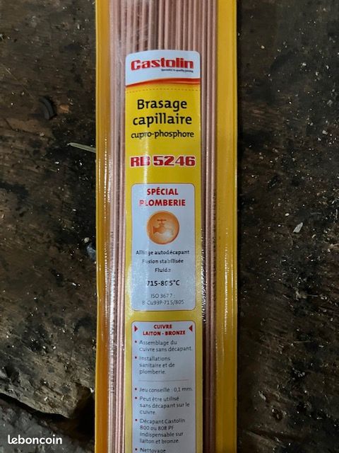 Vends baguette de brasage CASTOLIN RB 5246 (image 1)