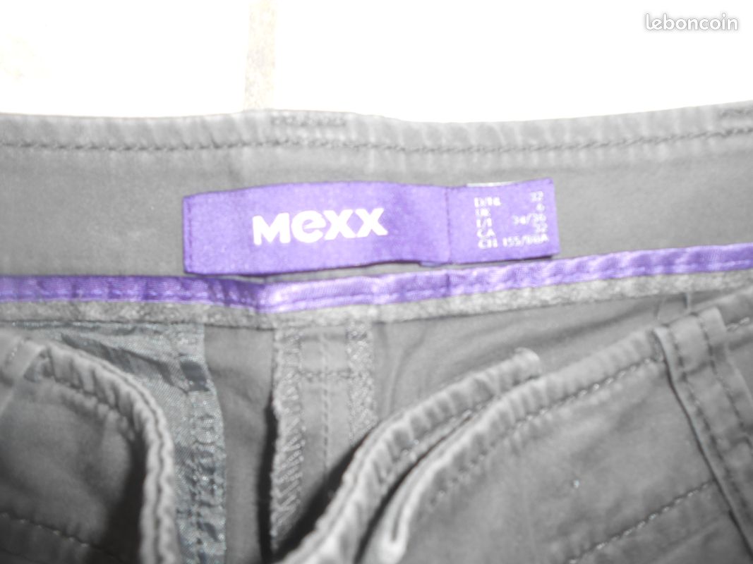 Pantalon chino femme Mexx gris T 34/36 (image 2)