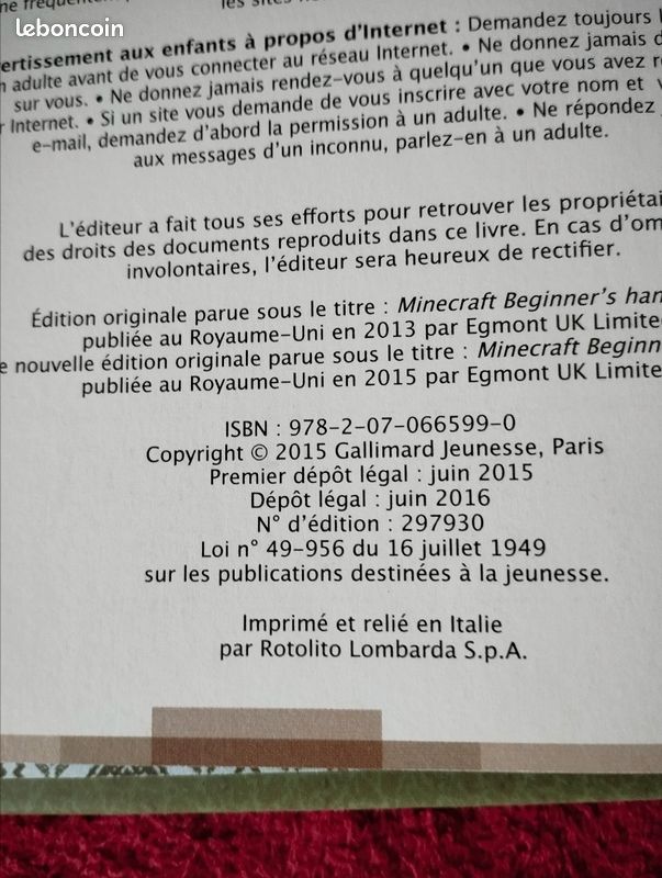 Minecraft - Le guide officiel pour bien débuter (EDITION 2016) (image 6)