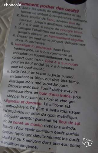 Pocheuse à oeufs en silicone x 2 (image 2)
