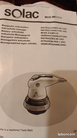 Anti Cellulite Masaje Solac Crema Anticelulítica Masajeador Solac