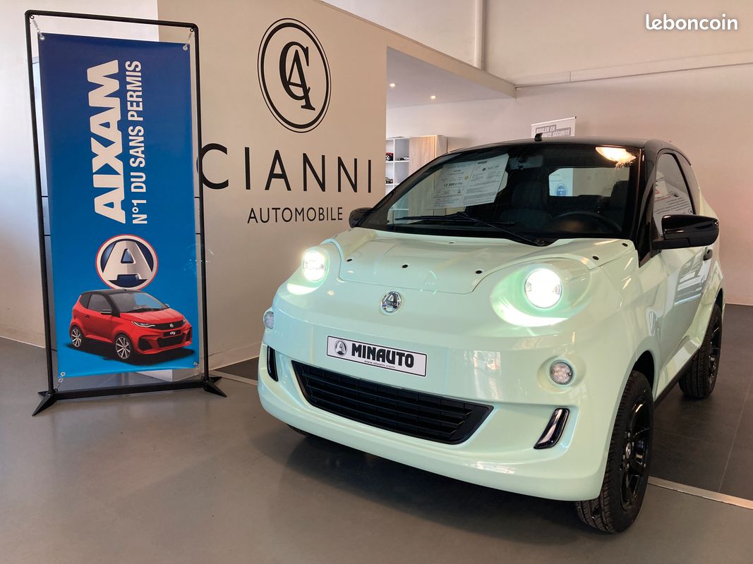 AIXAM Minauto Access 2025 NEUVE GRISE BLANCHE VERT JADE (image 3)