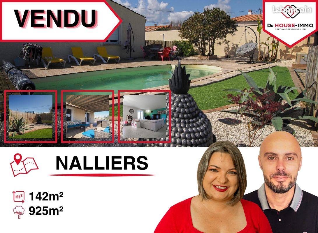 Maison 7 pièces 142 m² · à Nalliers · 142 m² · 255 000 €